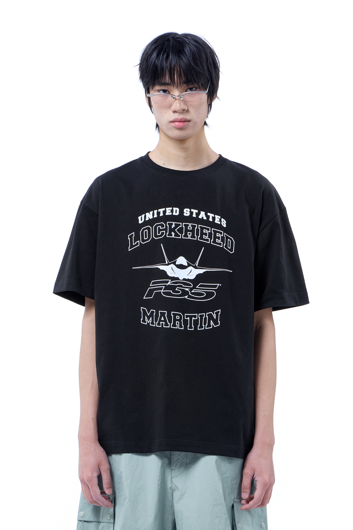 LM F-35 ARCH GRAPHIC T-SHIRT (BLACK)