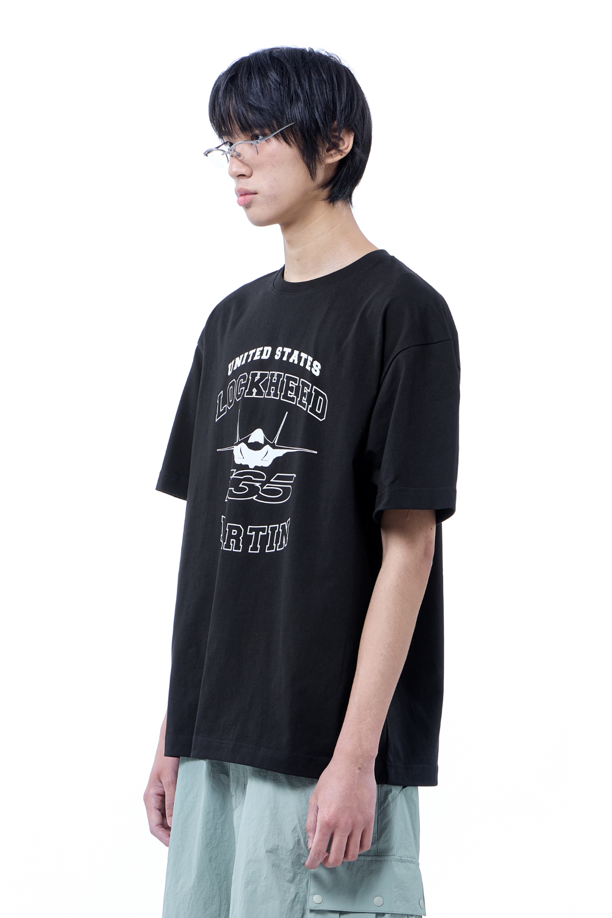 LM F-35 ARCH GRAPHIC T-SHIRT (BLACK)